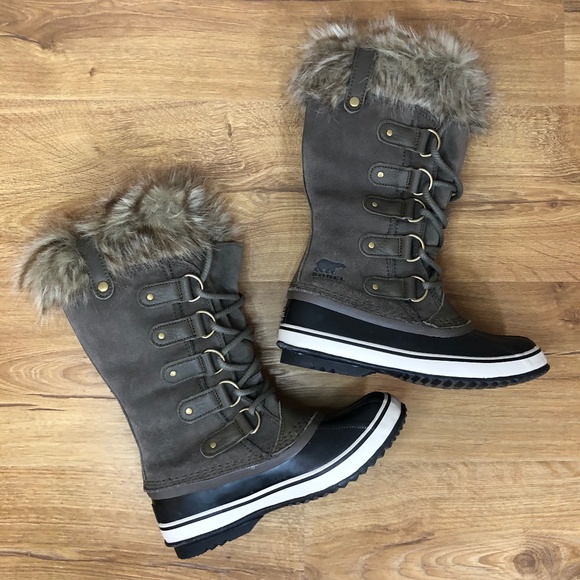 Sorel Joan of Arctic Lace Up Winter Boot Size 6 - Picture 3 of 7